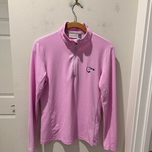 Kjus Women’s Shine Pink Comfort Half -Zip Pullover size 36/S